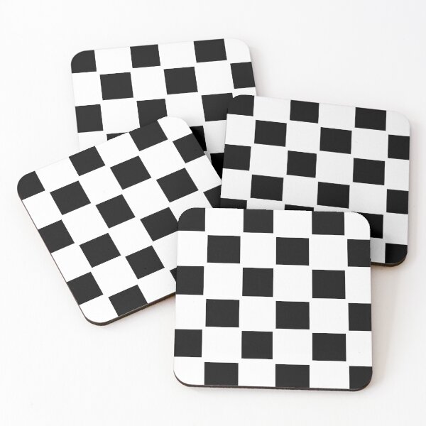 Item preview, Mega chunky Black Checkered Pattern designed and sold by EmmiLooArt.