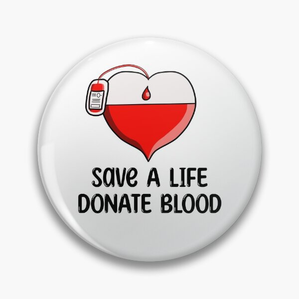 Item preview, Save a life donate blood  designed and sold by RickHoggArt.