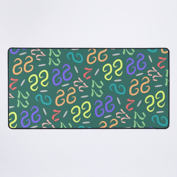 Twosday Tuesday 2 22 22 February 22nd 2022 seamless pattern Desk Mat