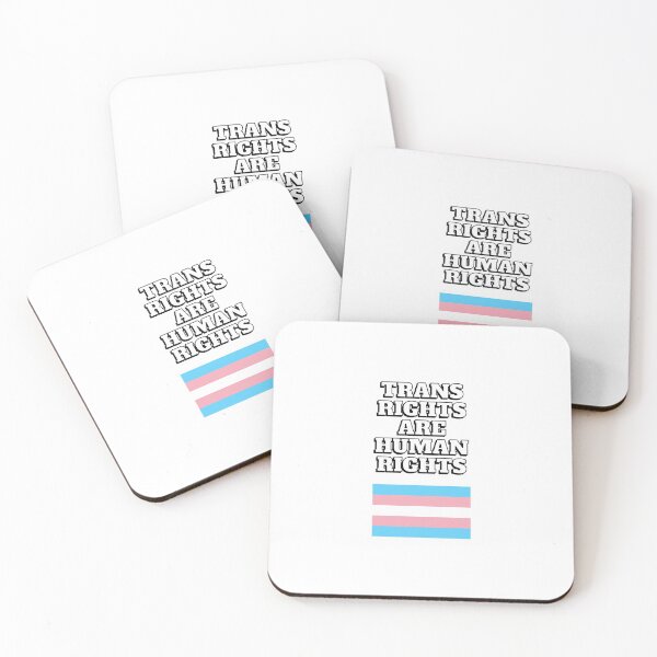 Item preview, Trans Rights Are Human Rights - Transgender Flag designed and sold by Inspirationmotivation.