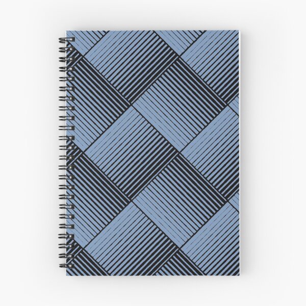 Artikelvorschau, Black and Blue Square Mosaic Stripe Pattern Pairs DE 2022 Trending Color Ocean City DE5879 entworfen und verkauft von ColorOfTheYears.