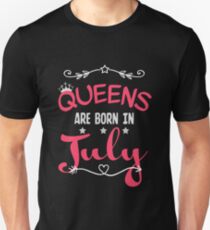 Queens are born in July Slim Fit T-Shirt