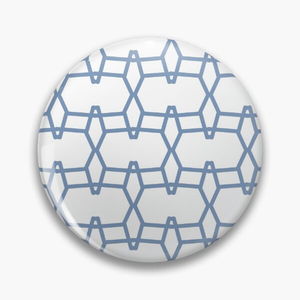 Item preview, Blue and White Tessellation Line Pattern 9 Pairs DE 2022 Trending Color Ocean City DE5879 designed and sold by ColorOfTheYears.