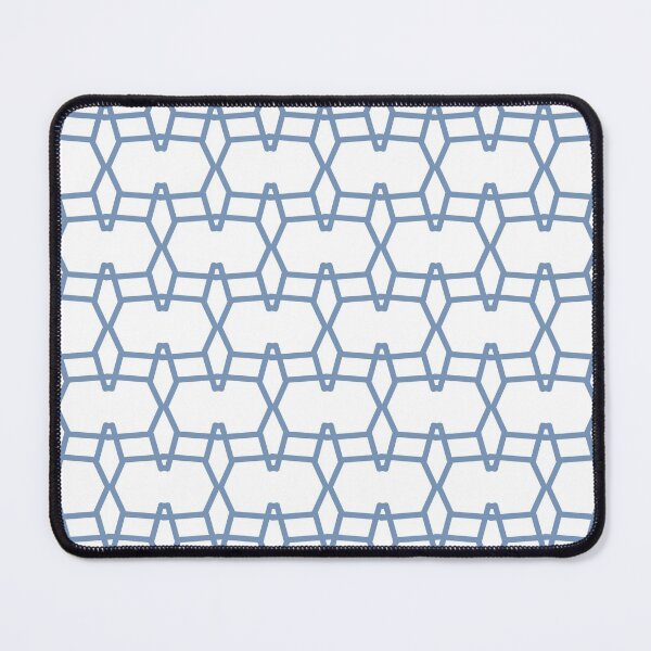 Item preview, Blue and White Tessellation Line Pattern 9 Pairs DE 2022 Trending Color Ocean City DE5879 designed and sold by ColorOfTheYears.