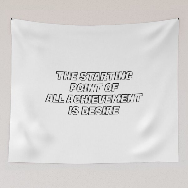 Item preview, The Starting Point Of all Achievement is Desire - Motivation designed and sold by Inspirationmotivation.