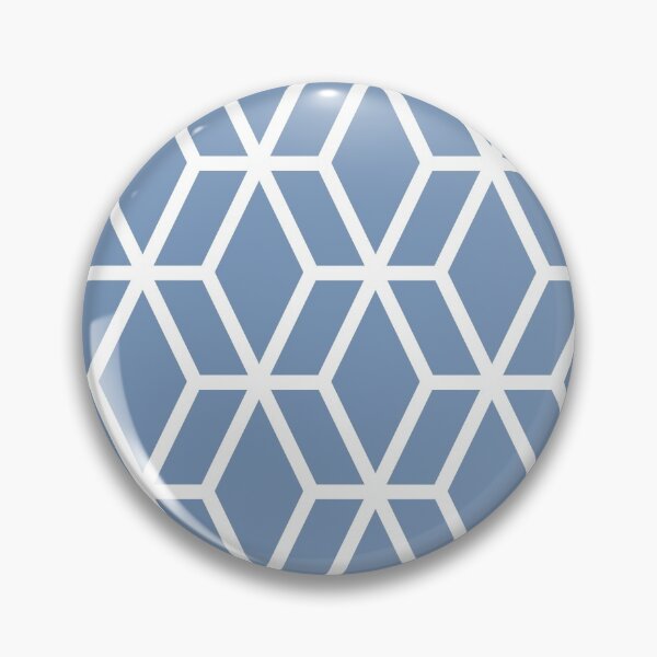Artikelvorschau, Blue and White Tessellation Line Pattern 16 Pairs DE 2022 Trending Color Ocean City DE5879 entworfen und verkauft von ColorOfTheYears.
