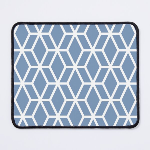 Artikelvorschau, Blue and White Tessellation Line Pattern 16 Pairs DE 2022 Trending Color Ocean City DE5879 entworfen und verkauft von ColorOfTheYears.