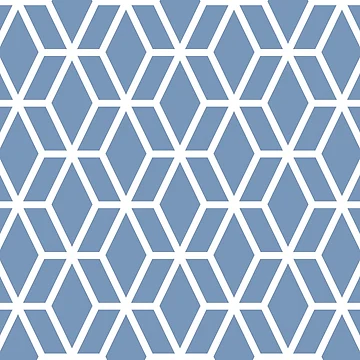 Imagen de la obra Blue and White Tessellation Line Pattern 16 Pairs DE 2022 Trending Color Ocean City DE5879 de ColorOfTheYears