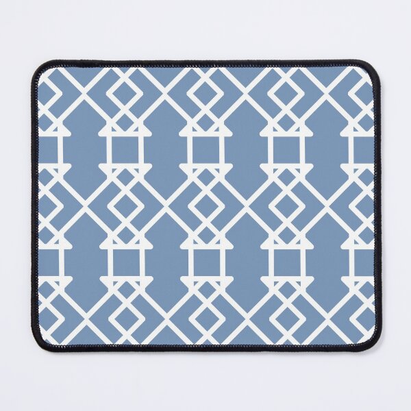 Item preview, Blue and White Tessellation Line Pattern 27 Pairs DE 2022 Trending Color Ocean City DE5879 designed and sold by ColorOfTheYears.