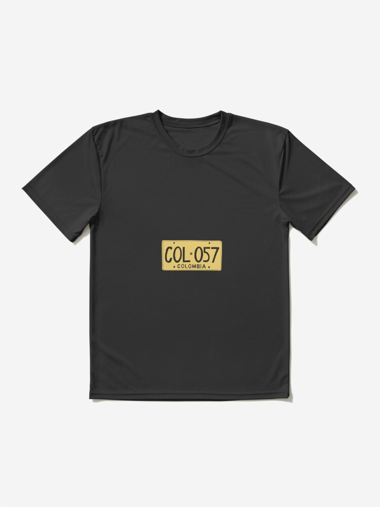 Colombia License Plate | Active T-Shirt