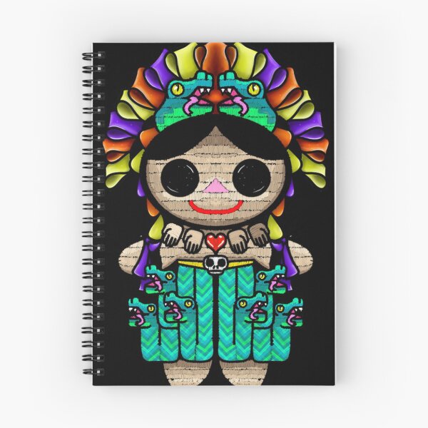 Item preview, Mexican Doll, Mexican Goddess Coatlicue like mexican embroidery designed and sold by Crisalieni.