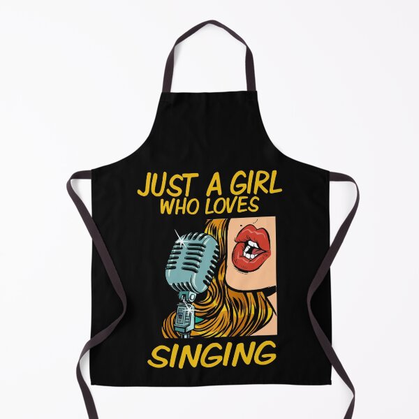 Item preview, Just a Girl Who Loves Singing (Pop Art) designed and sold by nando270.