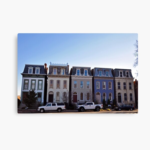 Lafayette Painted Ladies Canvas Print