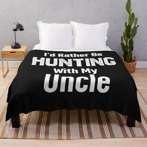 Item preview, I'd rather be hunting with my uncle designed and sold by Mr-tach.