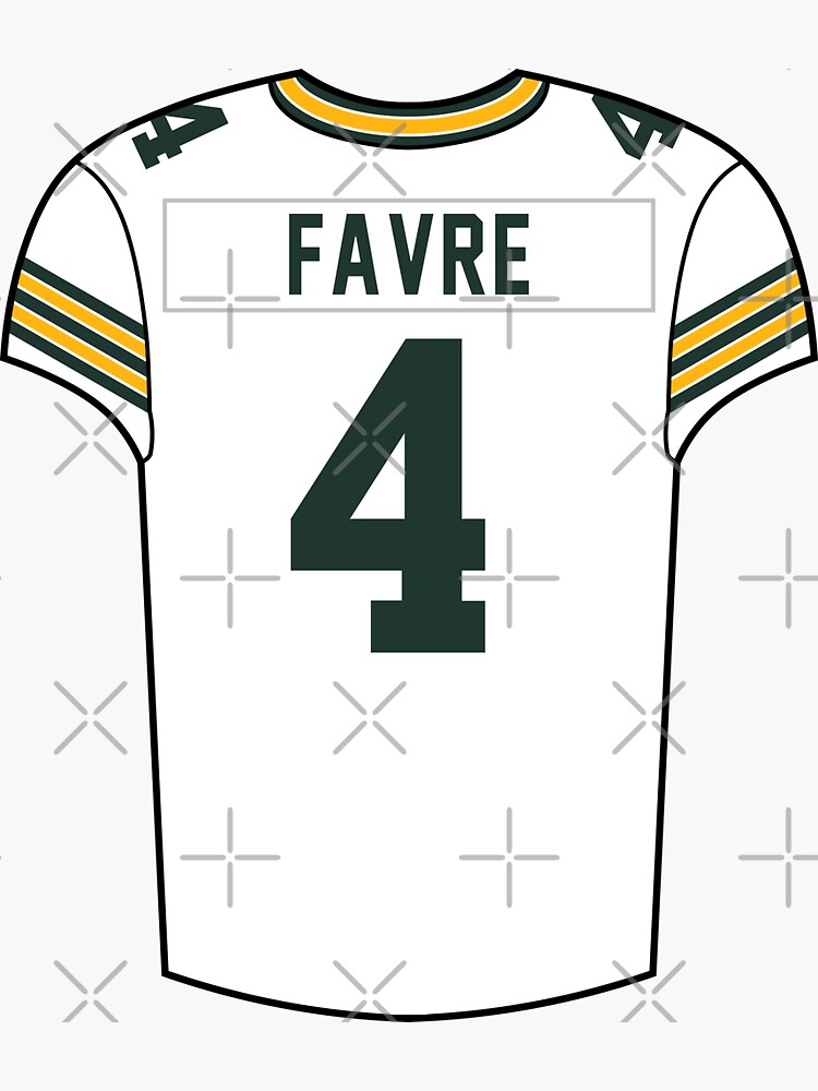 Aaron Rodgers Home Jersey Sticker for Sale by designsheaven