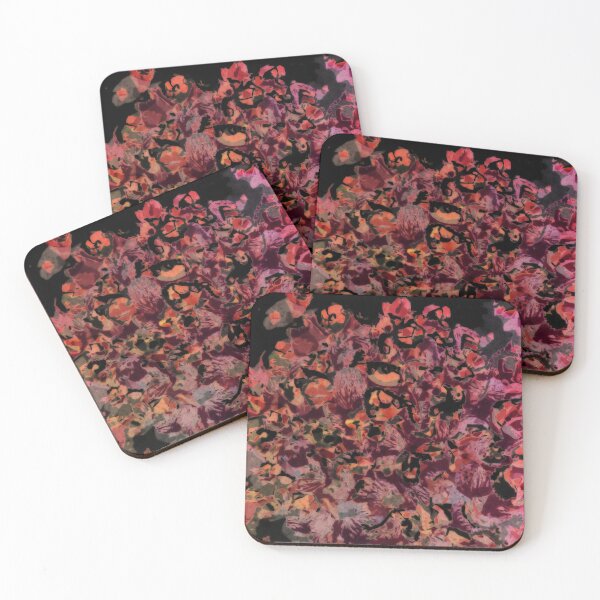 Item preview, Night Fire - Pink, Orange, Gold and Black Abstract Art designed and sold by TheSplitWindow.