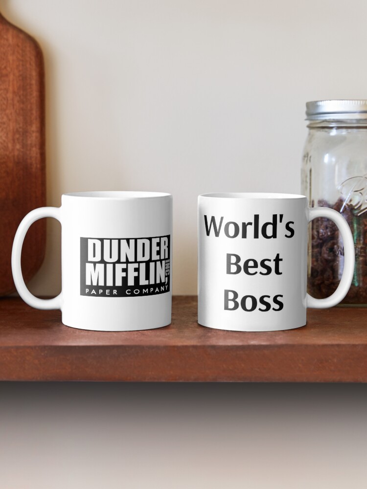 World's Best Boss Coffee Mug the Office, Dunder Mifflin 