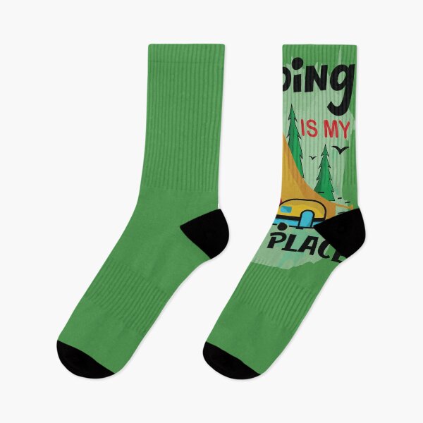 Item preview, Camping Is My Happy Place - Trendy Campfire Design Gift Idea For Camping Lovers designed and sold by Prince - Bestseller ★★★★★.