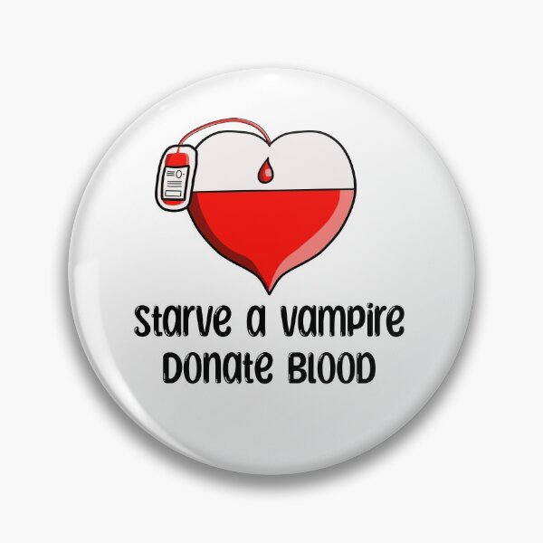 Artikelvorschau, Verhungern Sie einen Vampir, spenden Sie Blut entworfen und verkauft von RickHoggArt.