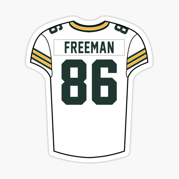 Antonio Freeman Home Jersey Sticker for Sale by designsheaven