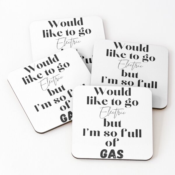 Item preview, Would like to go Electric but Im full of Gas - Electric Vehicle Sarcasm designed and sold by Witfulwisdom.