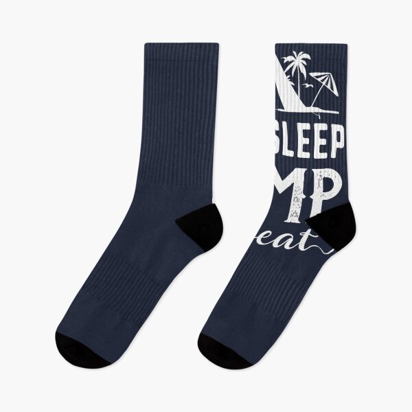 Item preview, Eat Sleep Camp Repeat - Trendy Hiking Design Gift Idea For Camping Lovers designed and sold by Prince - Bestseller ★★★★★.