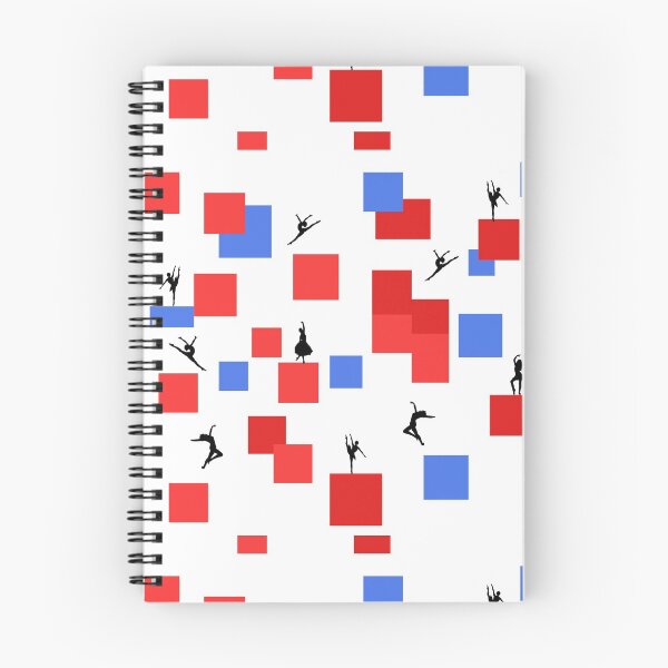 Item preview, Dancing like Piet Mondrian - Composition in Color A. Composition with Red, and Blue on the white background  designed and sold by simonayoshida.
