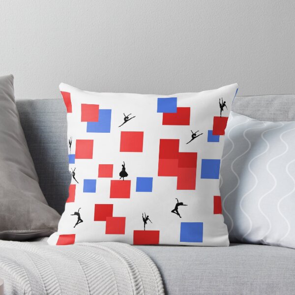 Artikelvorschau, Tanzen wie Piet Mondrian - Komposition in Farbe A. Komposition mit Rot und Blau auf weißem Hintergrund entworfen und verkauft von simonayoshida.