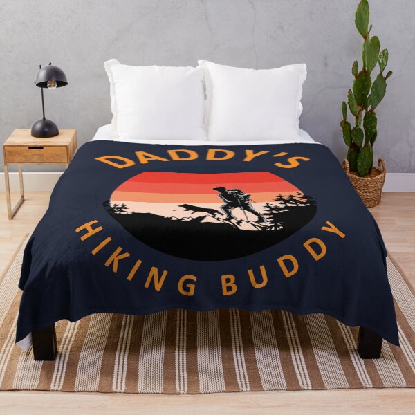 Item preview, Daddy's Hiking Buddy - Retro Vintage Distressed Hiking Design Gift Idea For Camping Lovers designed and sold by Prince - Bestseller ★★★★★.