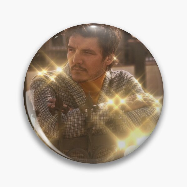 Item preview, Pedro Pascal Golden Sparkle Edit designed and sold by vulturegargoyle.