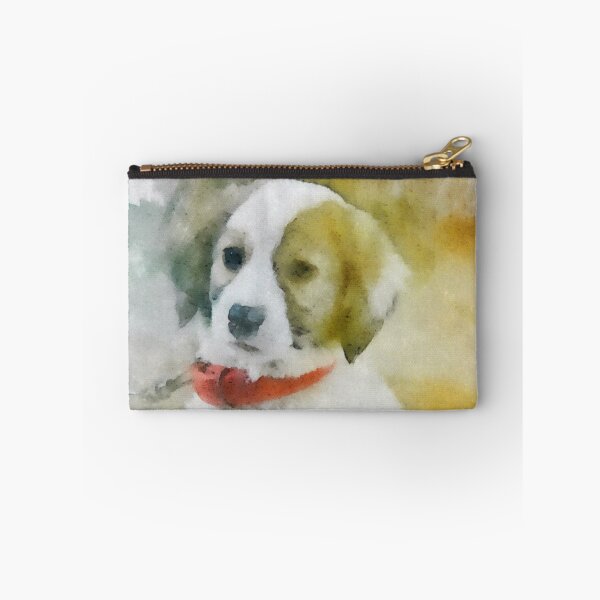 Item preview, Cute pupper. Digital watercolor painting designed and sold by Vivid Studio.