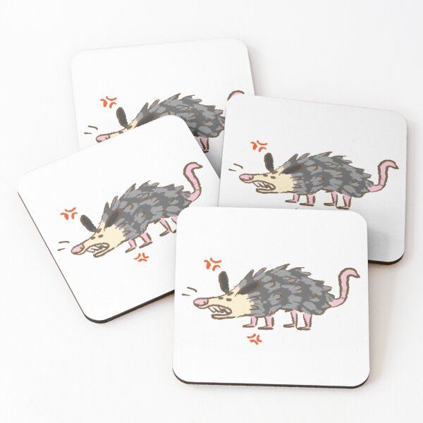 Item preview, Angry opossum designed and sold by Isabella Ugalde.