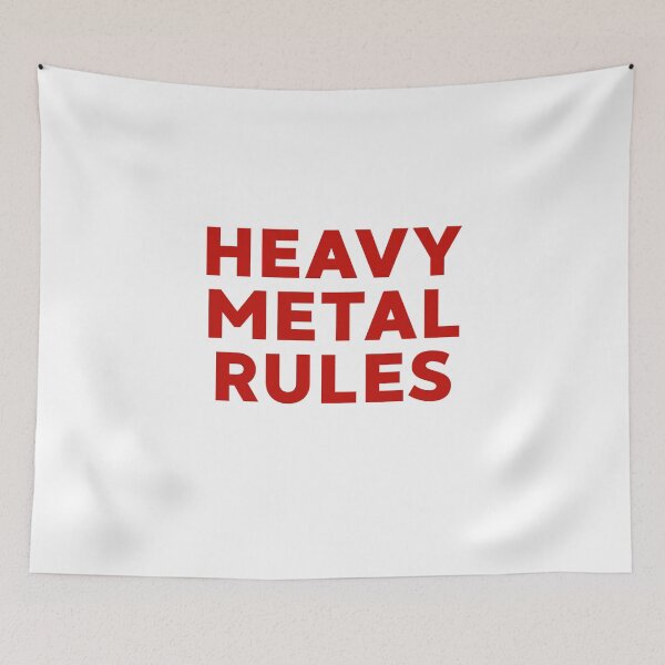 Item preview, Heavy Metal Rules  designed and sold by The Junto Shop.