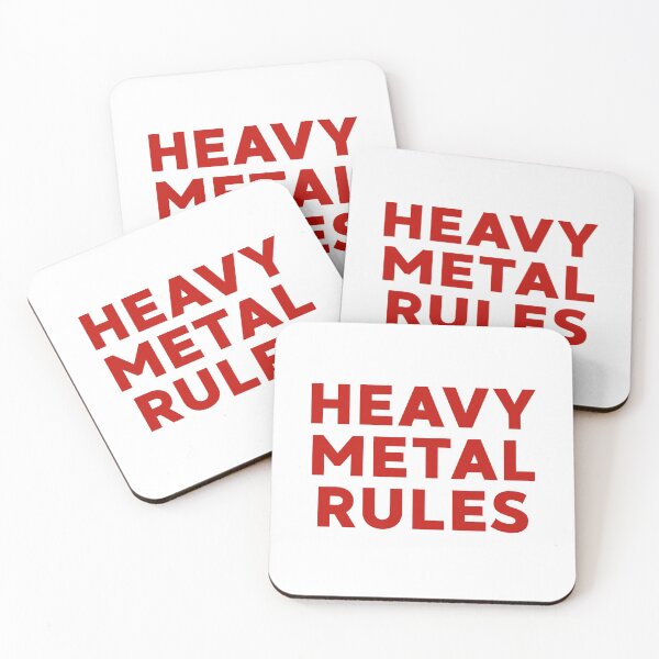 Item preview, Heavy Metal Rules  designed and sold by The Junto Shop.