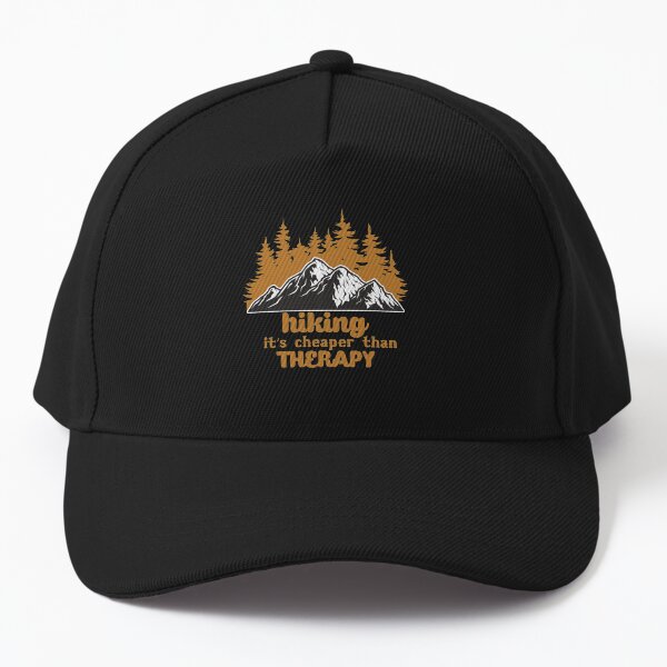 Item preview, Hiking Is Cheaper than Therapy - Trendy Mountains Design Gift Idea For Camping Lovers designed and sold by Prince - Bestseller ★★★★★.