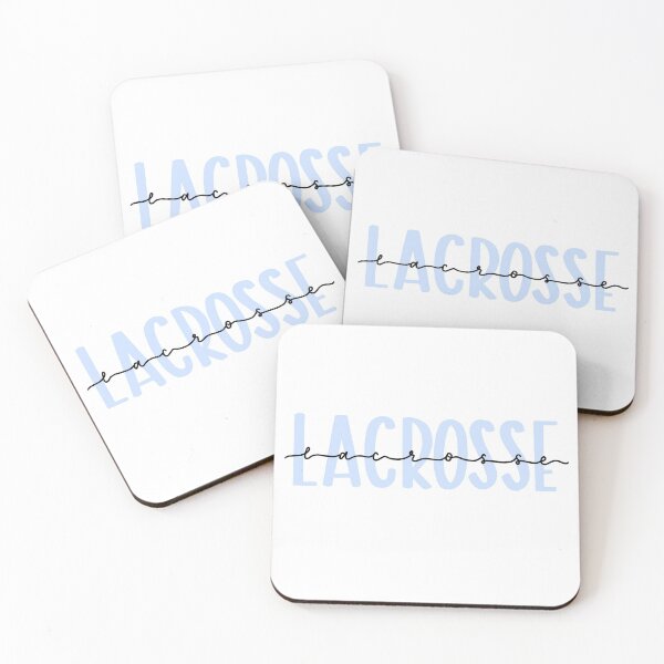Item preview, Blue Calligraphy Lacrosse designed and sold by emu-ejz.