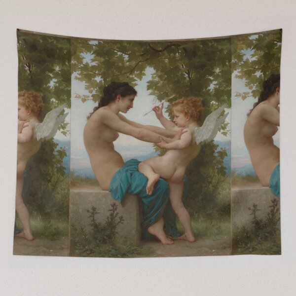 Item preview, Bouguereau, Young Girl Defending Herself against Cupid designed and sold by abbazabba.
