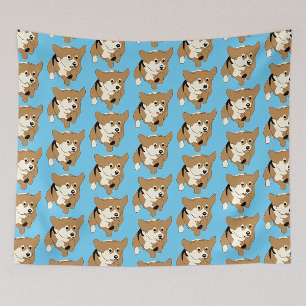 Item preview, Cute Cartoon Jumping Corgi designed and sold by dogplay.