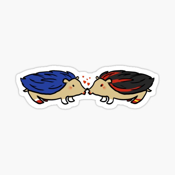 sonic and shadow love sticker - Pro Sport Stickers