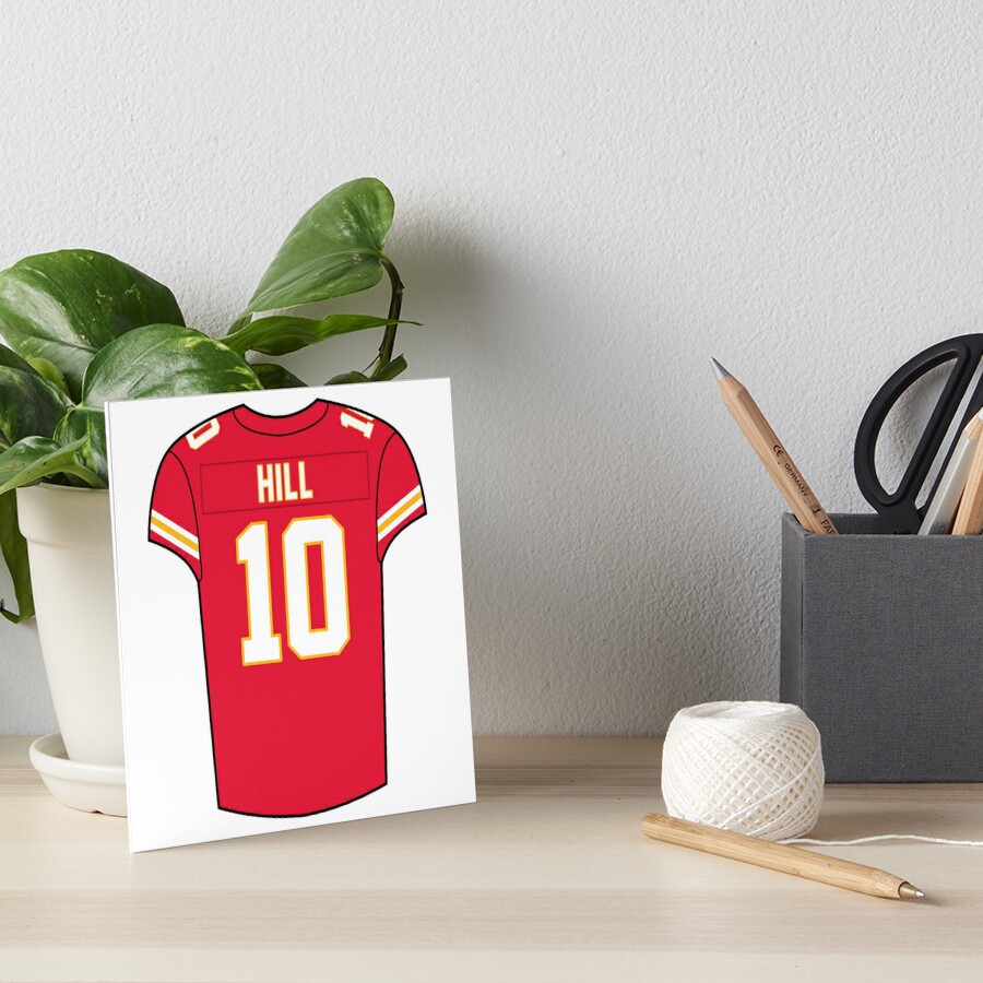 Tyreek Hill Home Jersey Poster for Sale by designsheaven