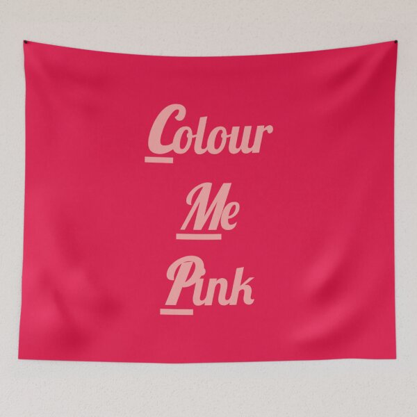 Item preview, Colour Me Pink Light Pink Text Design designed and sold by Lurline Halliman.