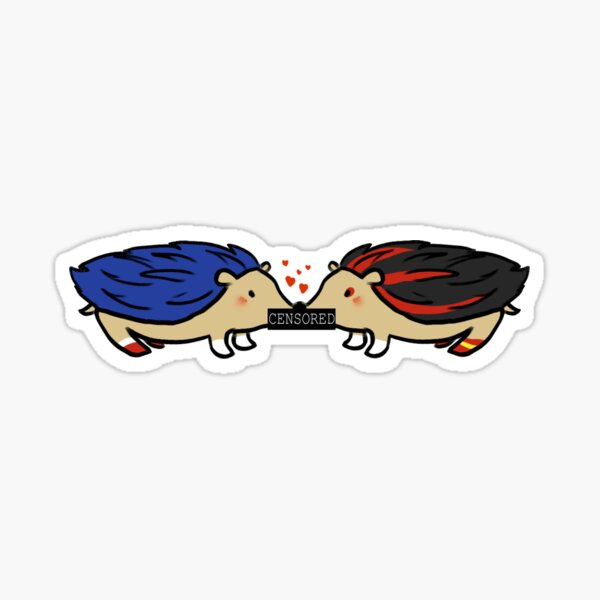 Hedgehog Lovers (Sonic X Shadow) SFW Very Cute Trust Me Sticker for Sale  by NarwhalsINVADE