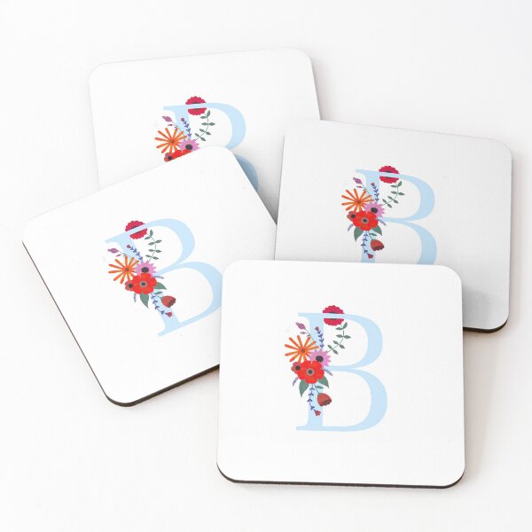 Item preview, Floral Monogram Illustrated Letter Art B Initial designed and sold by Illustratebynat.