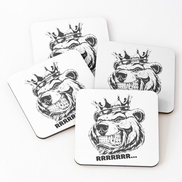 Item preview, the grizzly bear king designed and sold by BiHstore.