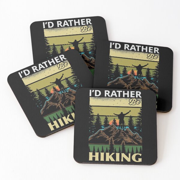 Item preview, I'd Rather Be Hiking - Trendy Mountains Design Gift Idea For Camping Lovers designed and sold by Prince - Bestseller ★★★★★.