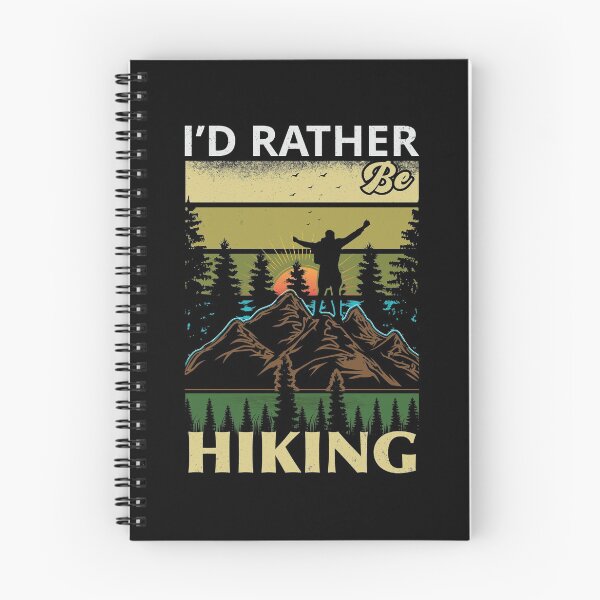 Item preview, I'd Rather Be Hiking - Trendy Mountains Design Gift Idea For Camping Lovers designed and sold by Prince - Bestseller ★★★★★.