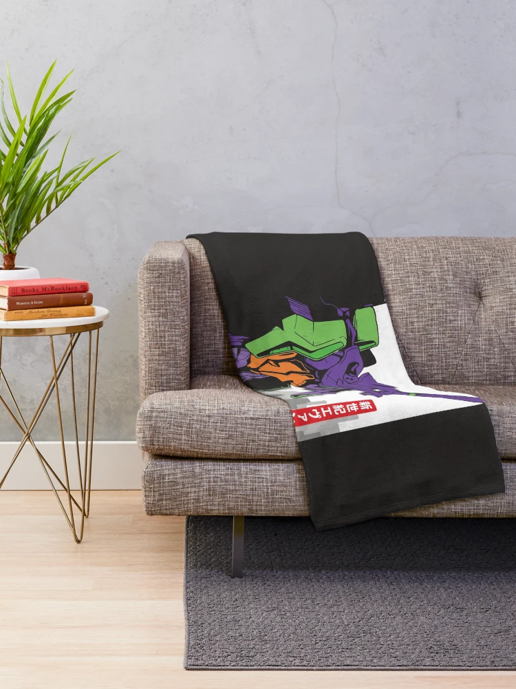 Thumbnail 2 of 6, Throw Blanket, Eva 01 designed and sold by Sakuga Drip.