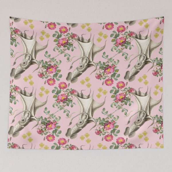 Item preview, Squid & Robots in Pink designed and sold by Trish Dish.