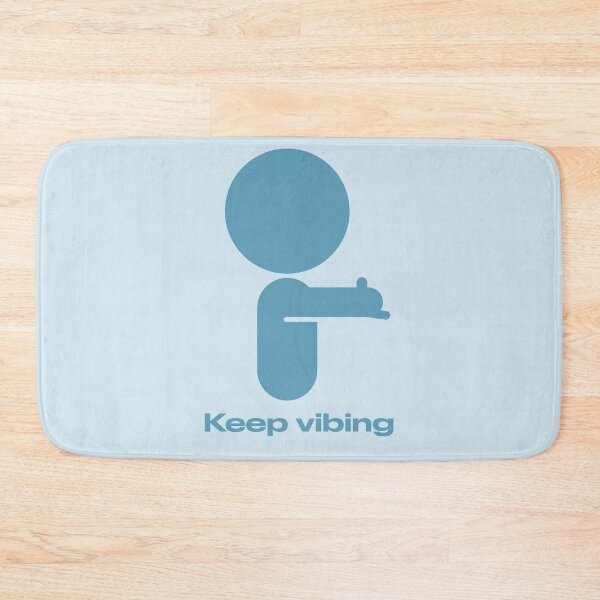 Item preview, Blue vibing stick figure designed and sold by itisjakob.