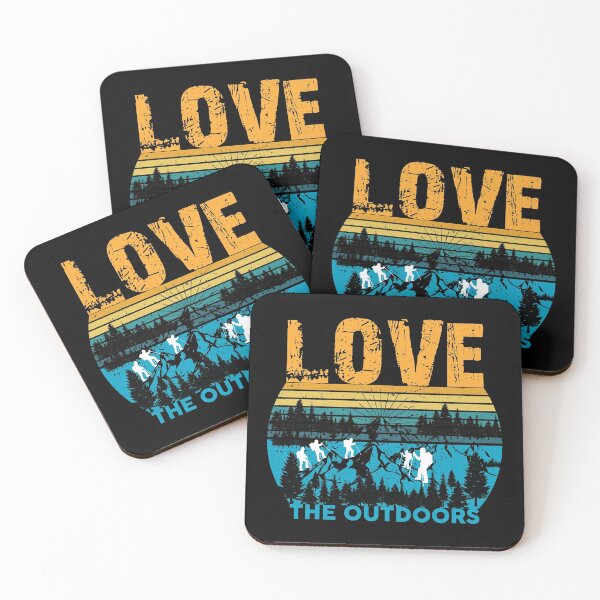 Item preview, Love the Outdoors - Trendy Mountains Design Gift Idea For Camping Lovers designed and sold by Prince - Bestseller ★★★★★.